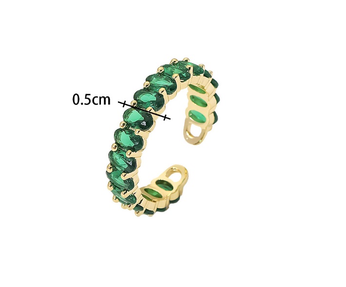 Stainless Steel Emerald Ring Wholesale 